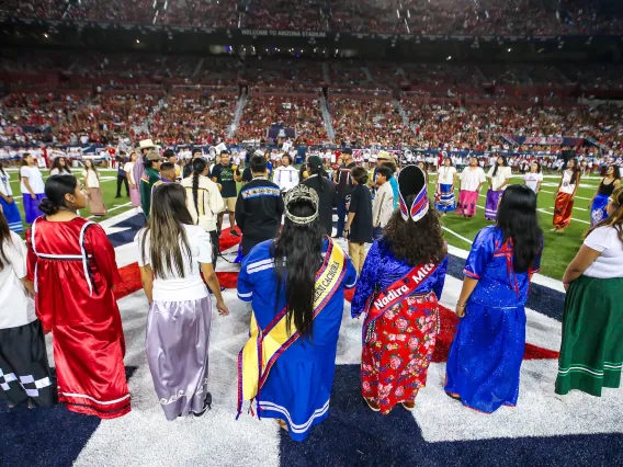 UArizona honors O'odham tribes at football home opener