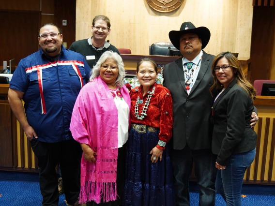 UArizona Indigenous Resilience Center being recognized on the Senate floor by Senator Sally Gonzales