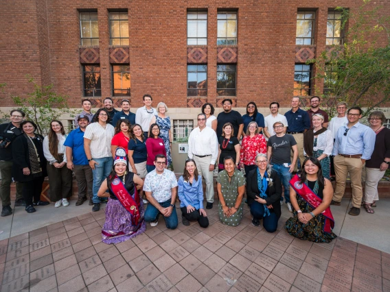 Haury Garden group photo