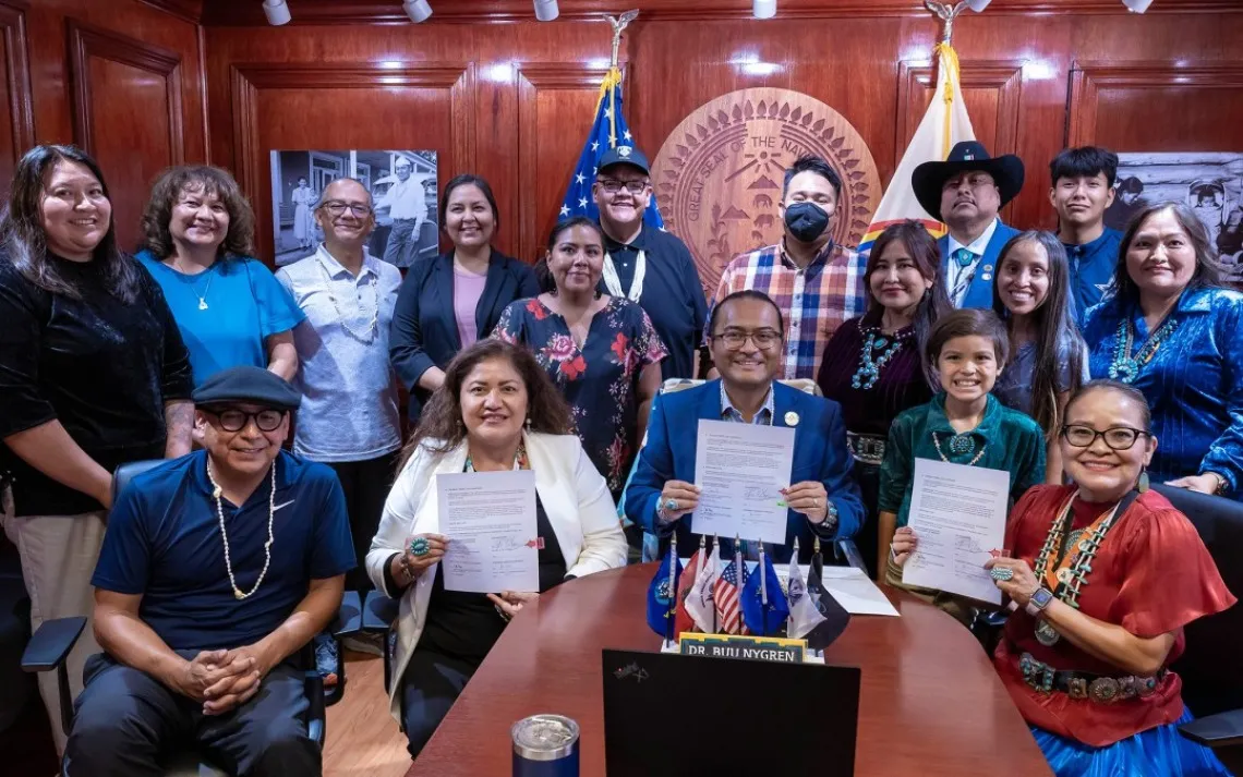 UA / Navajo Nation MOU signing