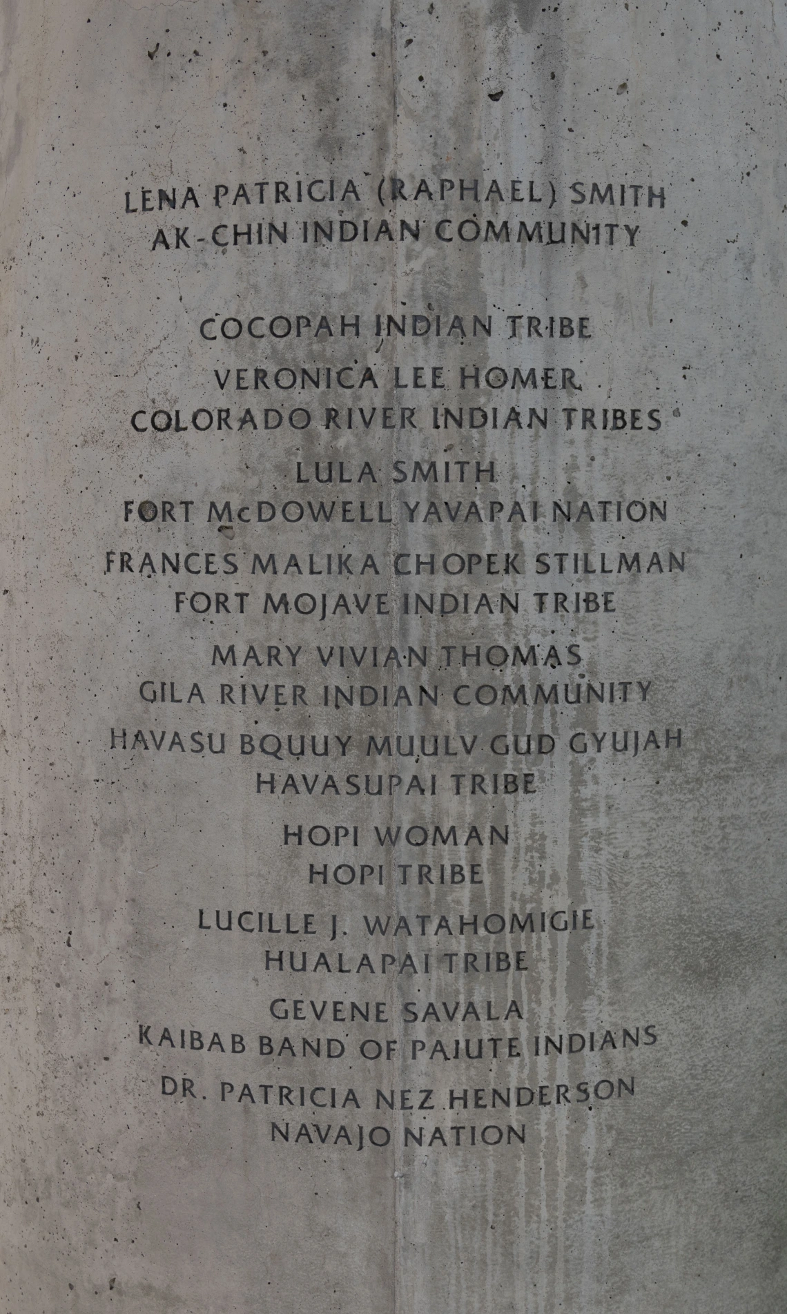 Etched Names 