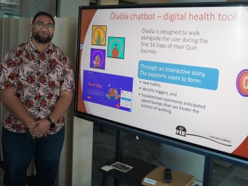 a digital health tool / an AI chatbot
